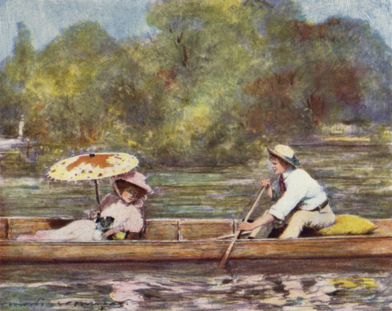 Pangbourne af Mortimer Ludington Menpes