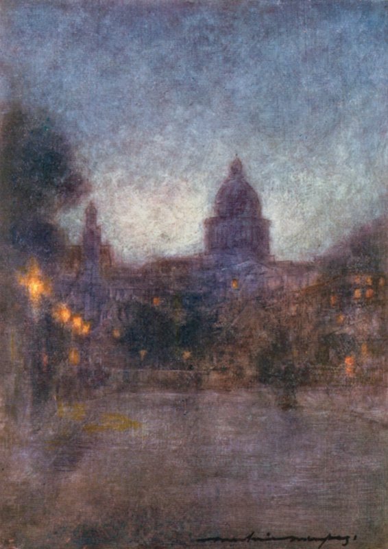 Paris by Night af Mortimer Ludington Menpes