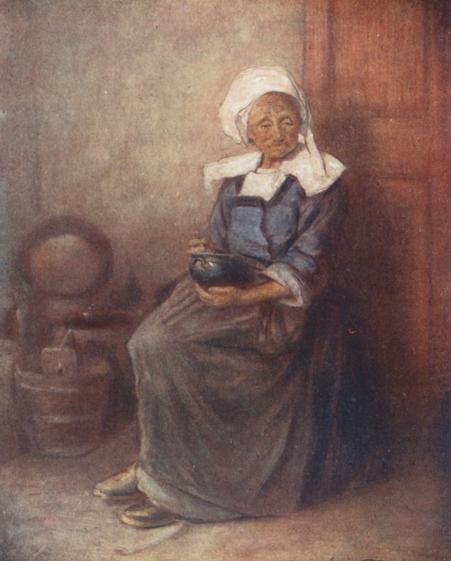Mager suppe (farvelitografi) af Mortimer Ludington Menpes