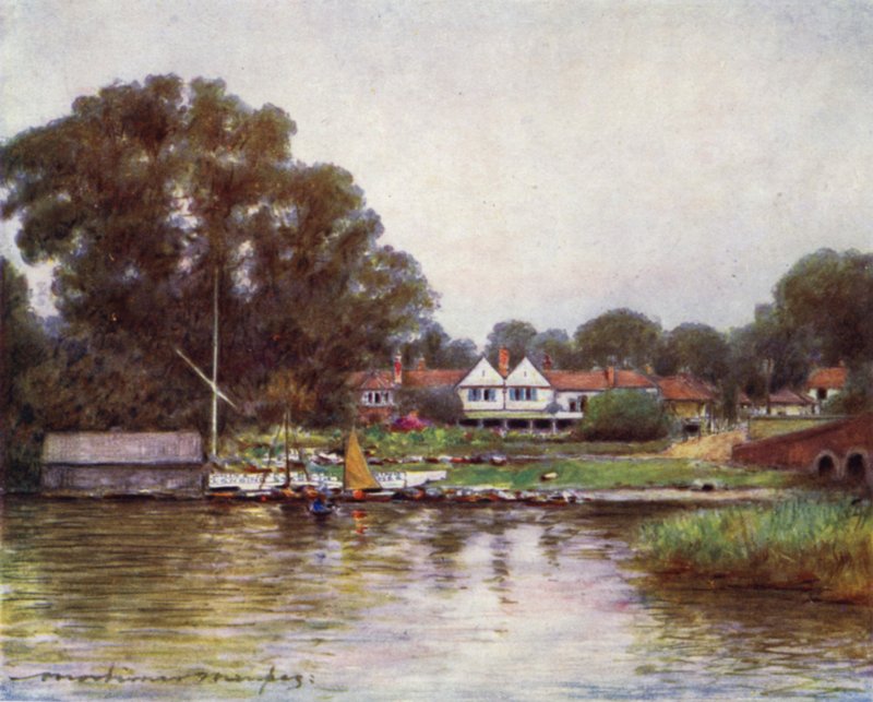 The Rose Garden at Sonning af Mortimer Ludington Menpes