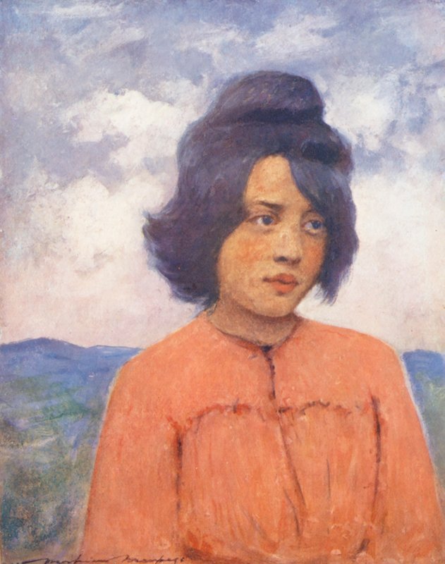 Verdens børn: Italiensk, Carita (farvelitografi) af Mortimer Ludington Menpes