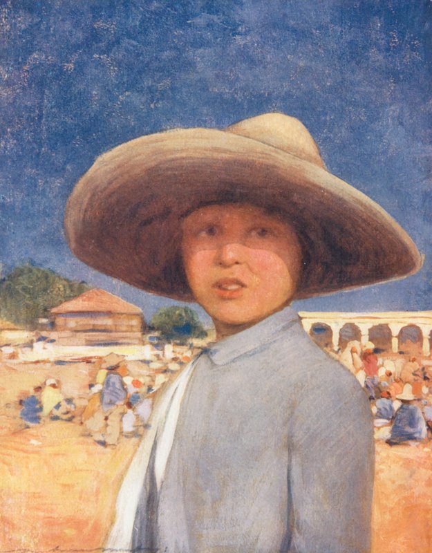 Verdens børn: Mexican, A Mexican Boy (farvelitografi) af Mortimer Ludington Menpes