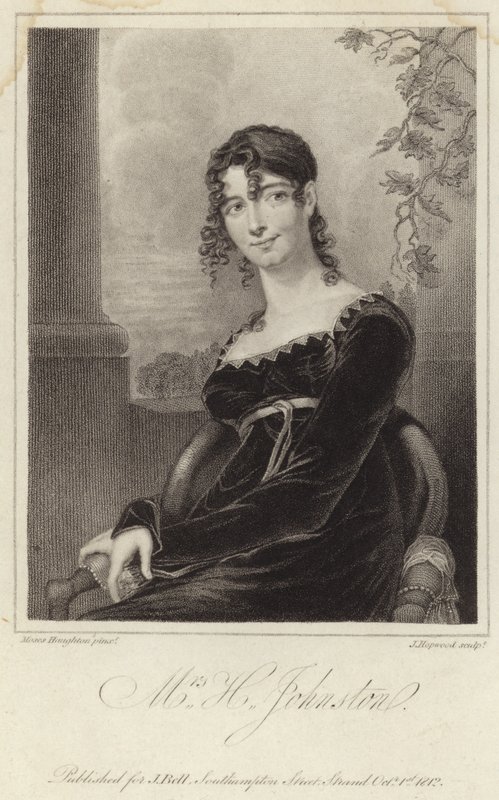 Mrs H Johnston (gravering) af Moses Haughton