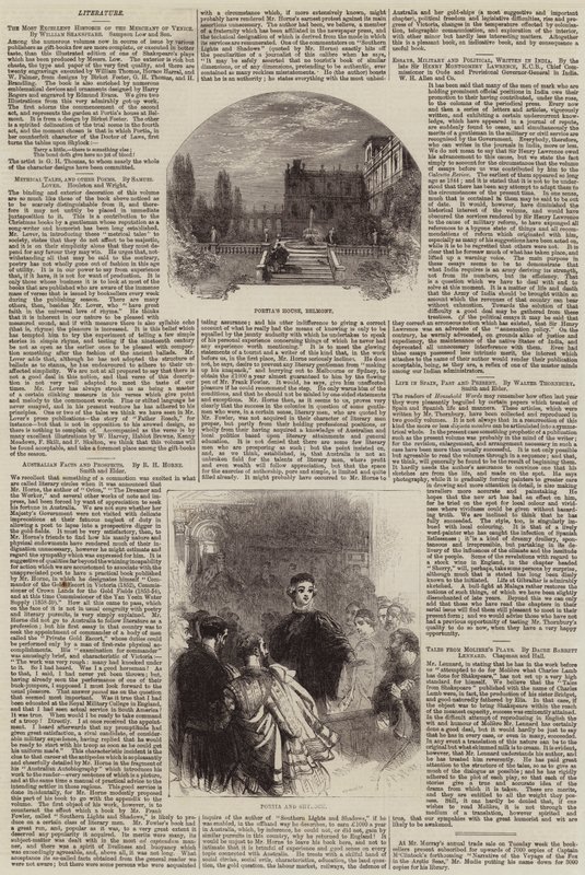 Købmand af Venedig, af William Shakespeare af Myles Birket Foster
