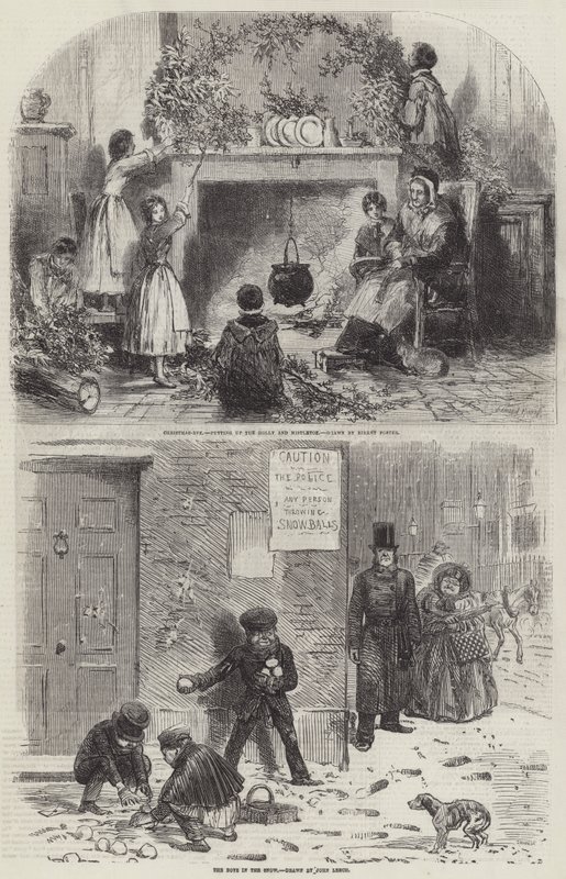 Skitser af jul af Myles Birket Foster
