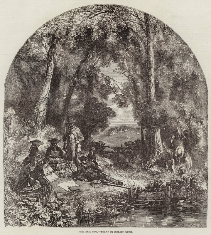 River Side af Myles Birket Foster