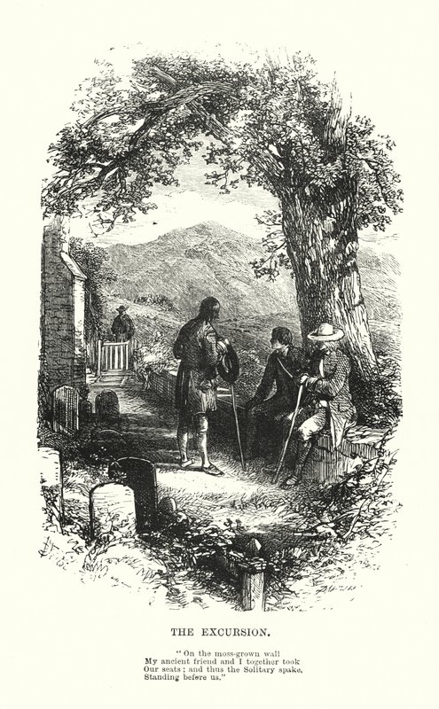 William Wordsworth: Udflugten (gravering) af Myles Birket (after) Foster
