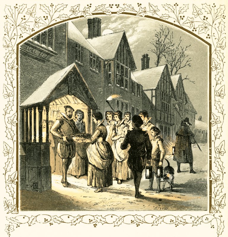 En julesang til en wassail skål af Myles Birket Foster