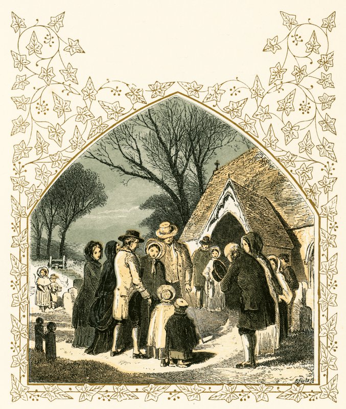 Julemorgen af Myles Birket Foster