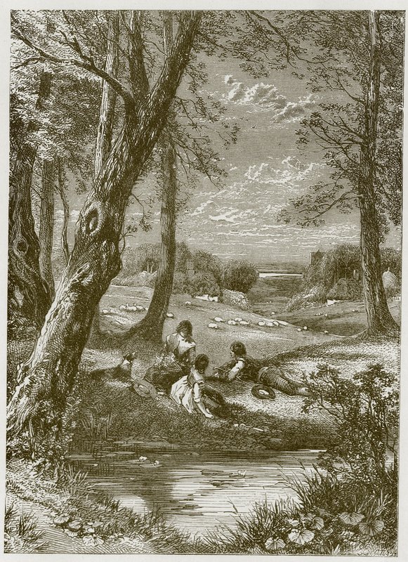 Lovprisningen af en Landsmands Liv af Myles Birket Foster