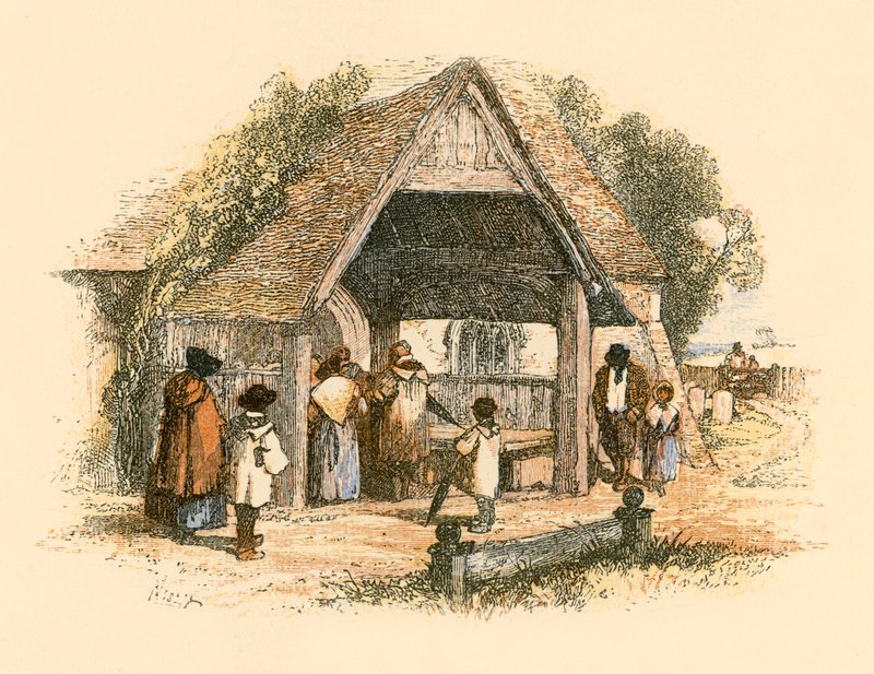 Landsbykirken af Myles Birket Foster