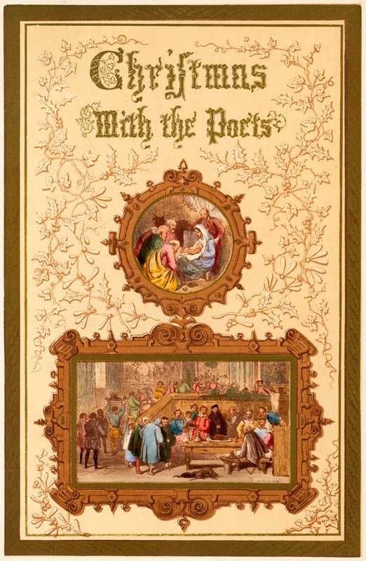 Titelblad til Jul med digterne af Myles Birket Foster