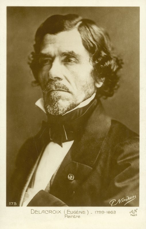 Eugene Delacroix, fransk maler af Nadar