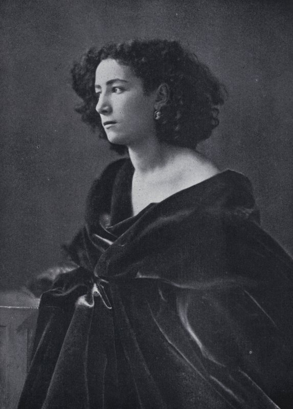 Skuespillerinden Sarah Bernhardt af Nadar