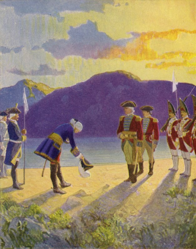 Illustration til The Last of the Mohicans af Newell Convers Wyeth