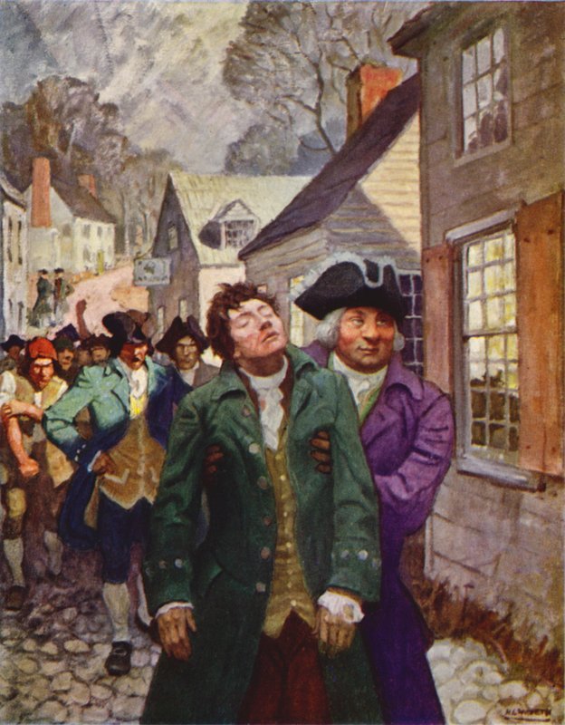 Johnnys nederlag ved kajen af Newell Convers Wyeth