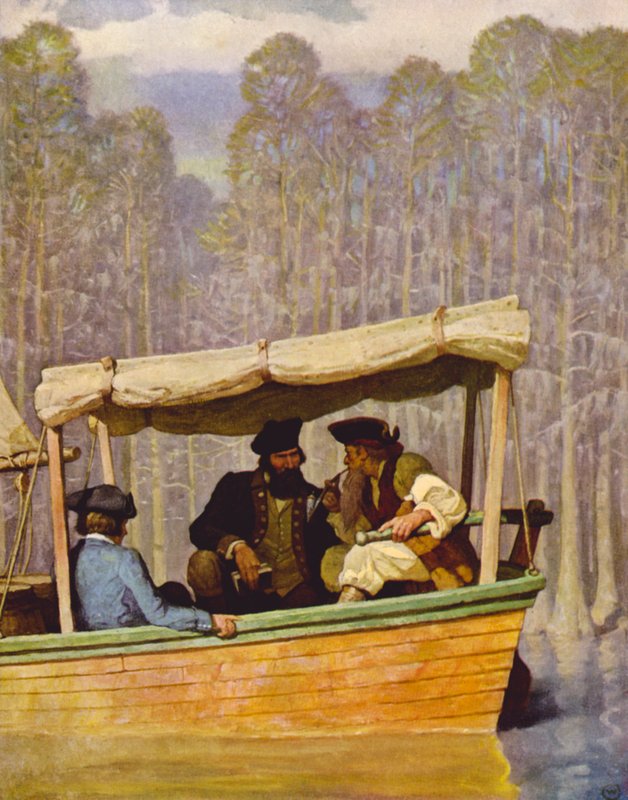Kaptajn Flood af Newell Convers Wyeth
