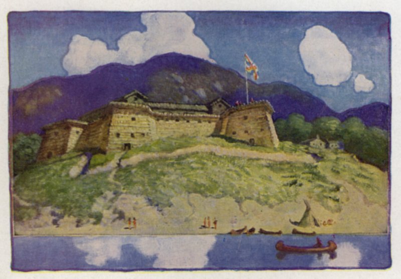 Illustration til The Last of the Mohicans af Newell Convers Wyeth