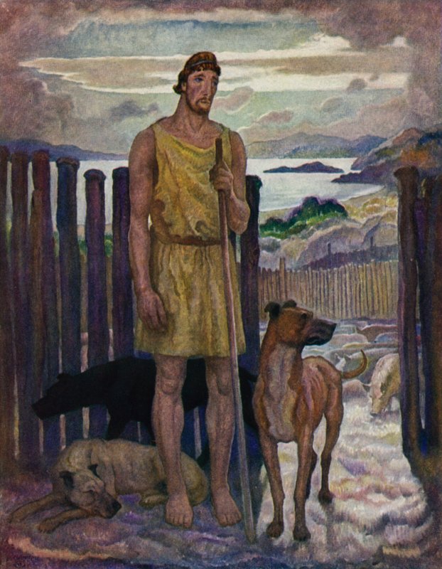 Odyssey: Eumaeus, svinehyrden af Newell Convers Wyeth