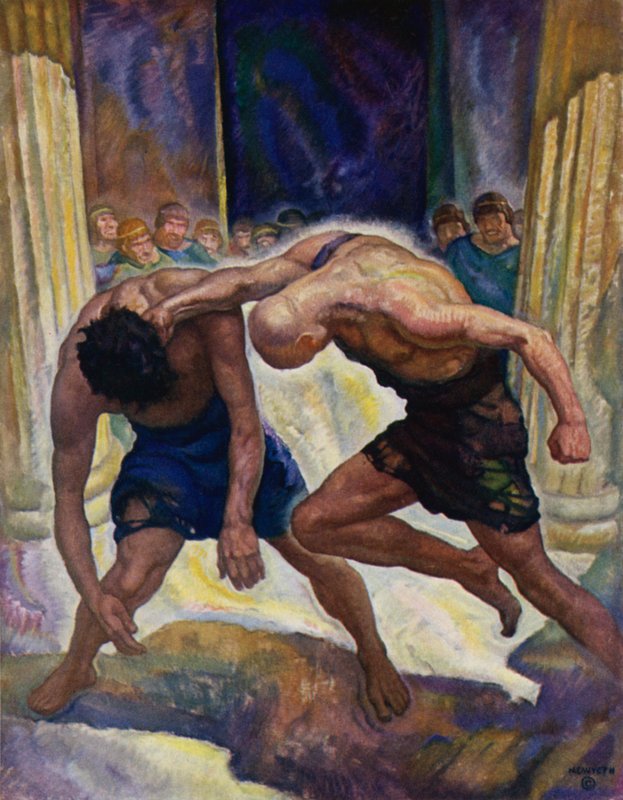 Odyssey: Tiggerne kæmper af Newell Convers Wyeth