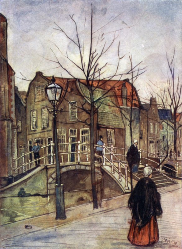 Kvinde Jutte Land, Delft af Nico Jungman