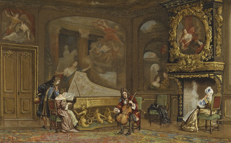 Interiør af et hollandsk hus, c1680 af Nico Steffelaar