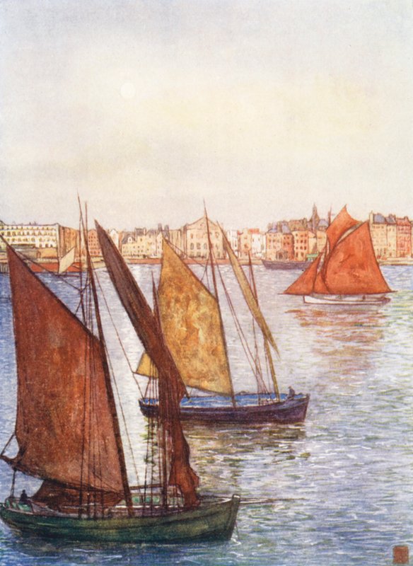 Le Havre (farvelitografi) af Nico Jungmann