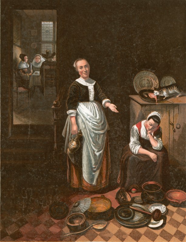 Den ledige tjener af Nicolaes Maes