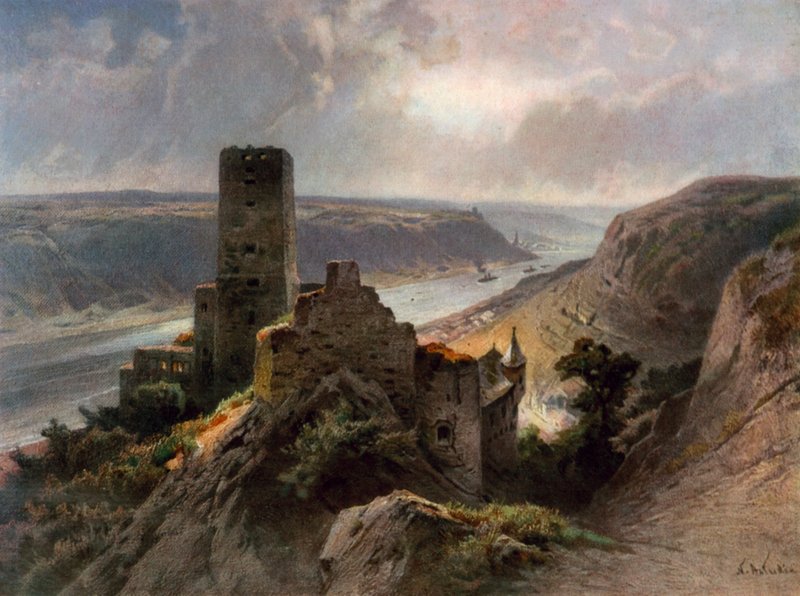 Slot Gutenfels af Nicolai Astudin
