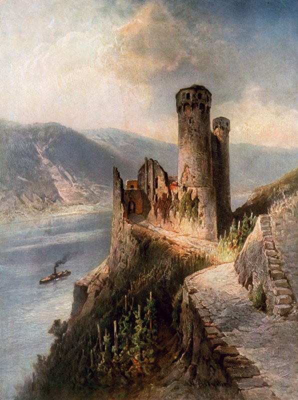 Ruinerne af Ehrenfels af Nicolai Astudin