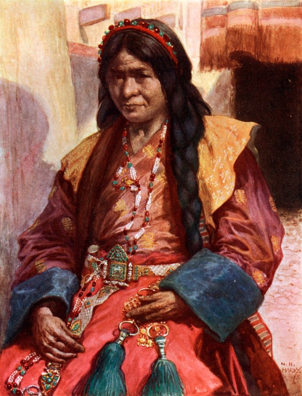 Kvinde fra Lhasa, Tibet af Norman Hardy