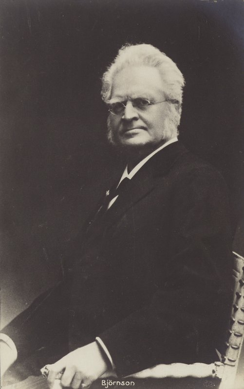 Bjørnstjerne Bjørnson, norsk komponist (1832-1910) af Norwegian Photographer