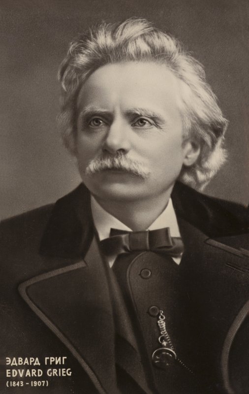 Edvard Grieg, norsk komponist og pianist (1843-1907) af Norwegian Photographer