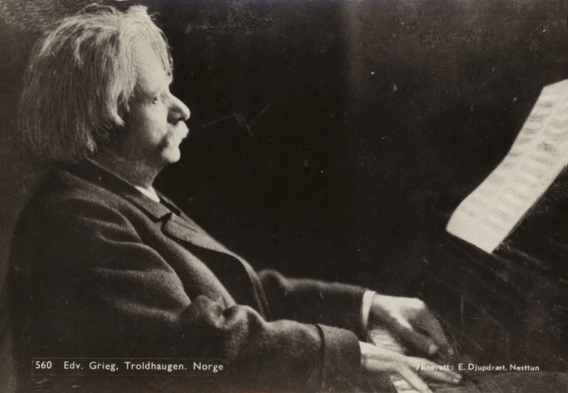 Edvard Grieg at Troldhaugen, Norway af Norwegian Photographer