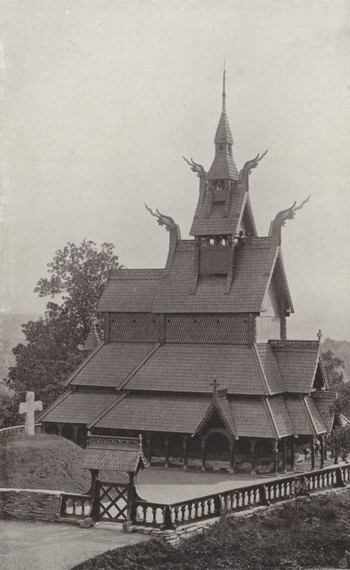 Fortun Trækirke af Norwegian Photographer
