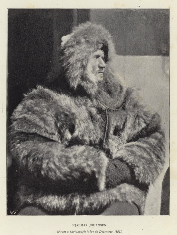 Hjalmar Johansen (s/h foto) af Norwegian Photographer