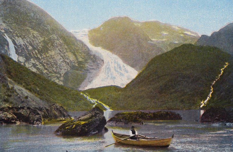 Norge / Norway: Bondhusbraeen (foto i farver) af Norwegian Photographer