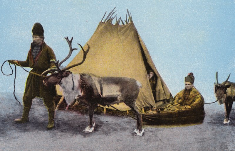 Norge / Norway: Lapper (foto i farver) af Norwegian Photographer