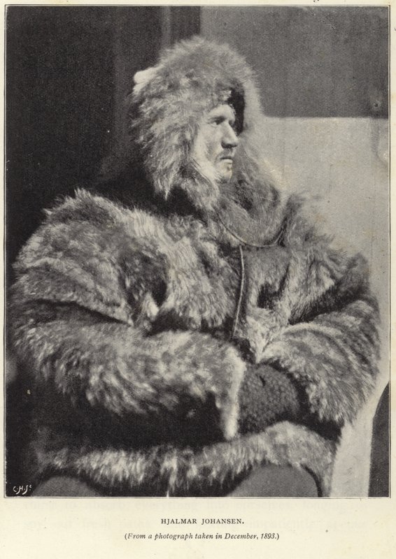 Portræt af Hjalmar Johansen af Norwegian Photographer