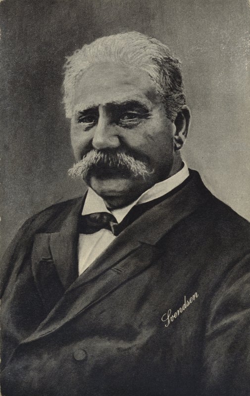 Portrait of Johan Svendsen af Norwegian Photographer