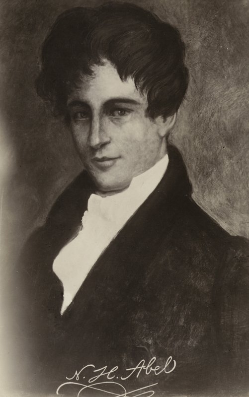 Niels Henrik Abel (1801-1829), norsk matematiker af Norwegian School