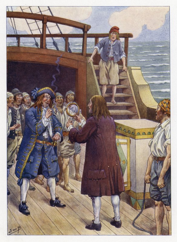 Illustration til Gullivers Travels af Onfray de Breville Job