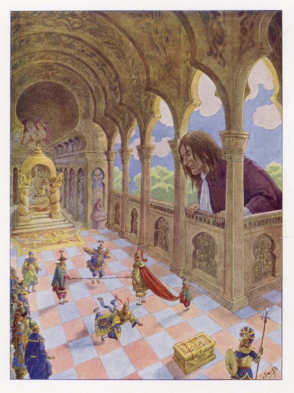 Illustration til Gullivers Travels af Onfray de Breville Job