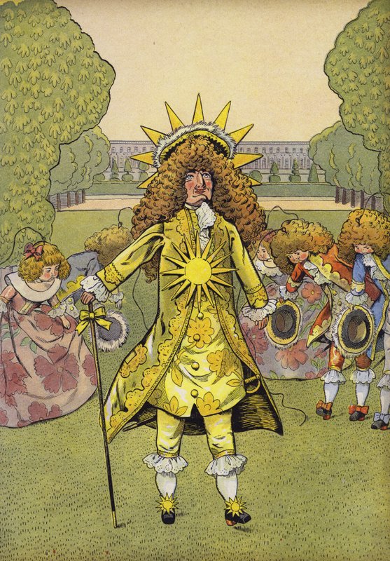Kong Ludvig XIV, Solkongen, Versailles-paladset af Onfray de Breville Job