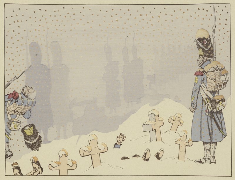 Slaget ved Eylau, den blodigste af Napoleons sejre, 8. februar 1807 af Onfray de Breville Job
