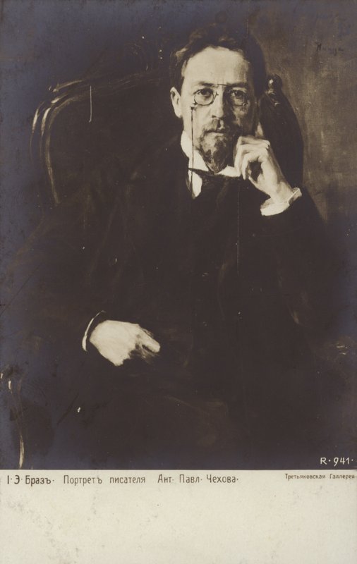 Anton Tjekhov, russisk novelleforfatter og dramatiker af Osip Emmanuilovich Braz