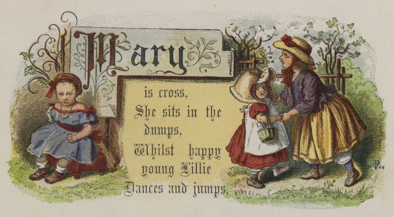 Mary er kors (farve litho) af Oskar Pletsch
