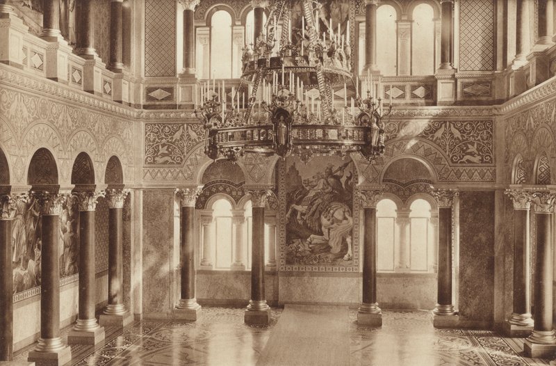 Bavarian Kings Castle Neuschwanstein, The Thronhall af Otto Ballerstedt