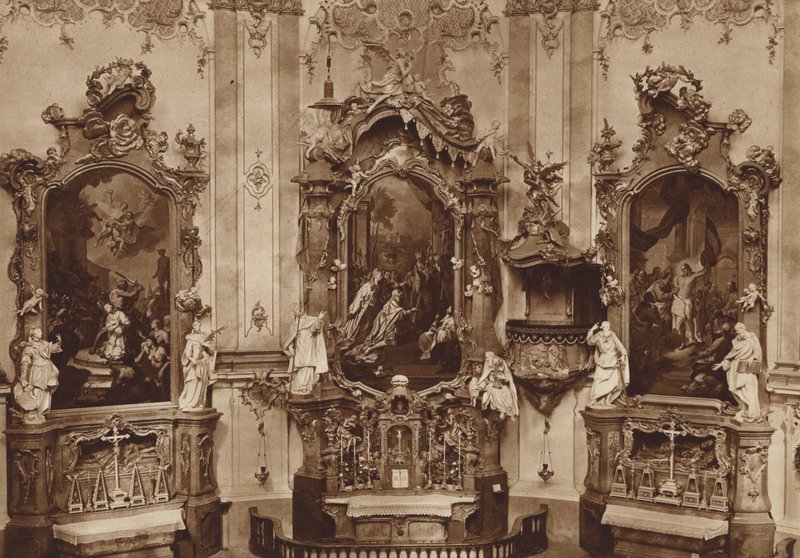 Ettal-konventskirken, sidealtre af Otto Ballerstedt
