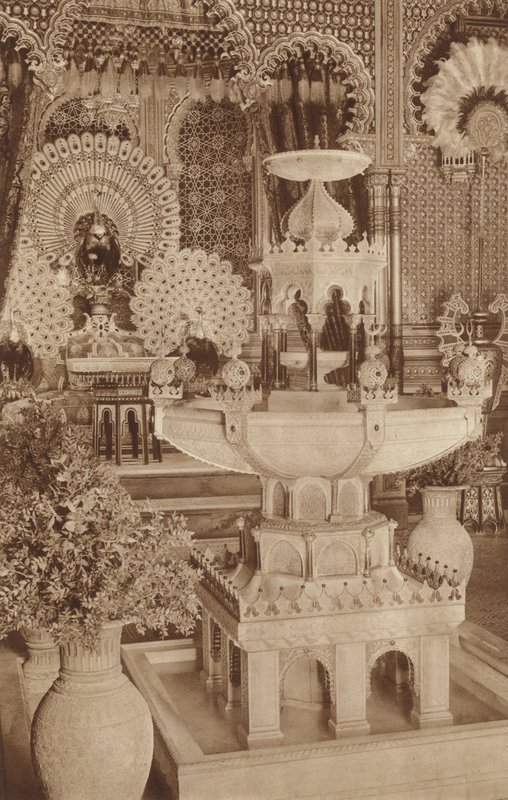 maurisk kiosk, nær det bayerske kongeslot Linderhof af Otto Ballerstedt